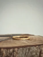 Pina Ring 750 Gelbgold aus Plättchen