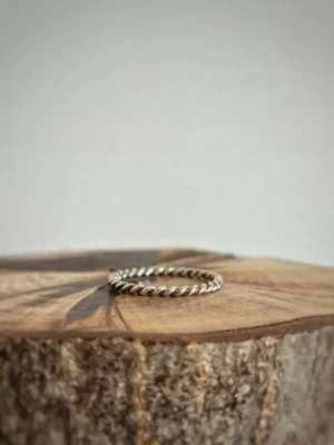 Kordelring Martha aus Silber