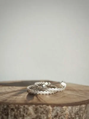 Creolen Ohrschmuck aus Silber - Pina