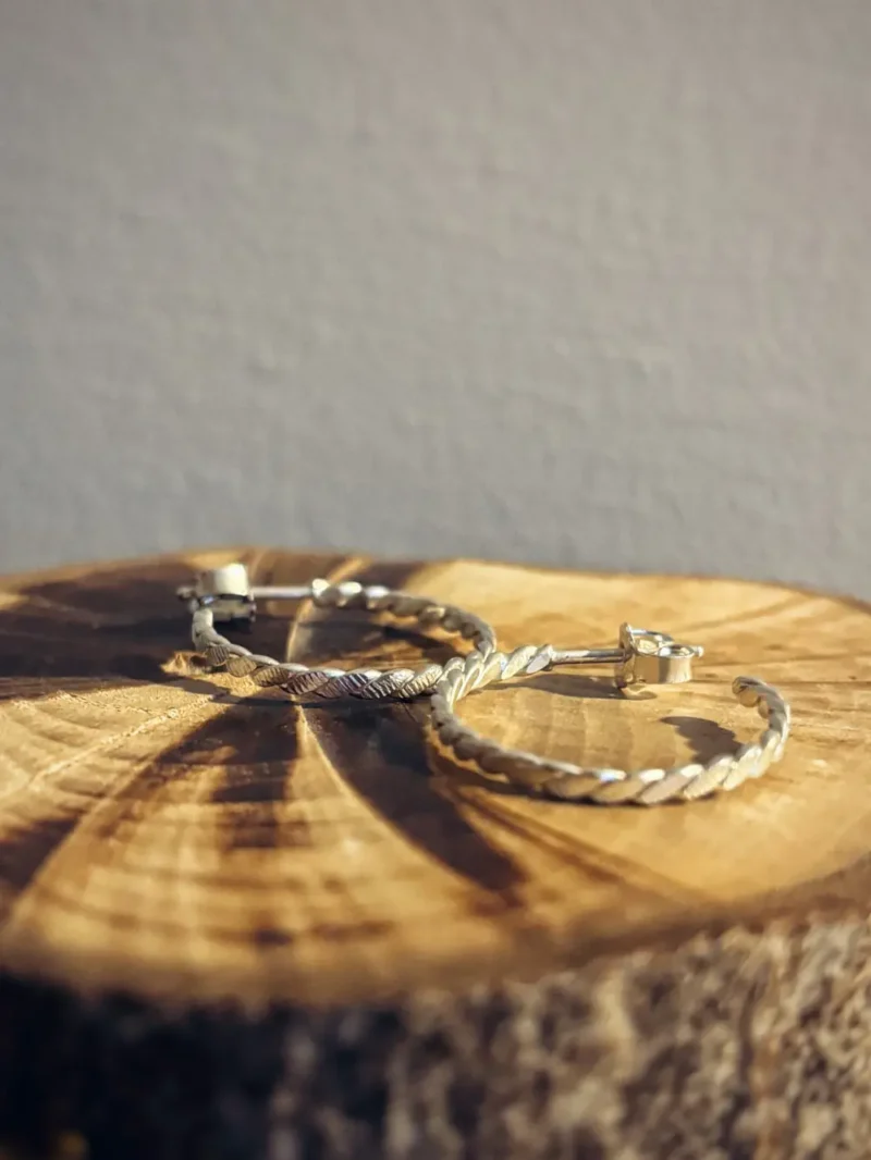 Creolen aus Silber - Rike